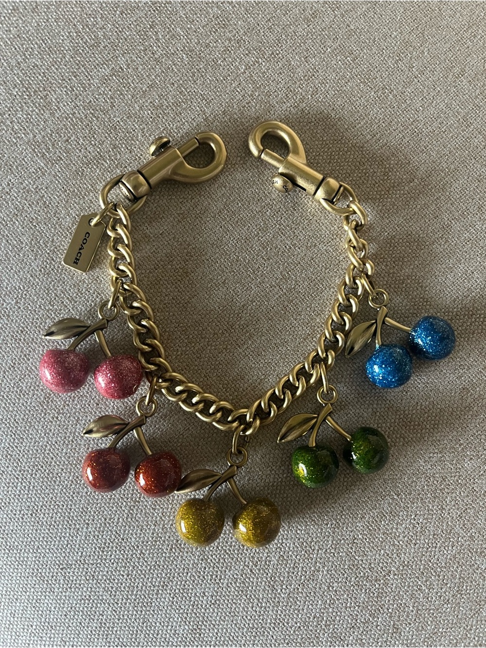 Coach cherry chain